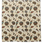 Zeeshells Waterverf regenboog ID782 Douchegordijn (Voorkant)