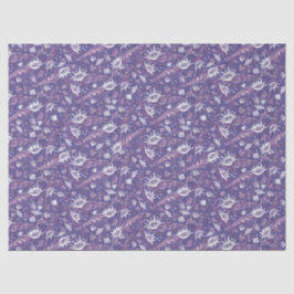 Zeeshells Zee Shell Nautical Pattern Violet Paars Tissuepapier