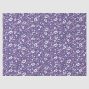 Zeeshells Zee Shell Nautical Pattern Violet Paars Tissuepapier