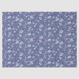Zeeshells Zee Shell Nautical Pattern Violet Paars Tissuepapier