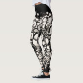 Zeeshells zwart-wit leggings (Links)