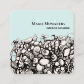 Zeeshells Zwart-wit Visitekaartje (Voorkant)