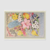 zeeslachterij 1900 Rozen en bloemen Tissuepapier (Voorkant)