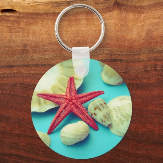 zeeslafdruk sleutelhanger (Voorkant)