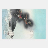 Zeeslag bij Dragon's Fury om Mount Fuji, Japan Inpakpapier Vel (Voorkant 3)