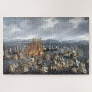 Zeeslag bij Öland juni 1676 Claus Møinichen Legpuzzel