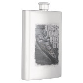 Zeeslag Iowa Classic Flask Classic Flask Heupfles (Rechts)