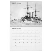 Zeeslag kalender. kalender (Feb 2027)