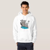 Zeeslag Mannen Hoodie (Voorkant volledig)