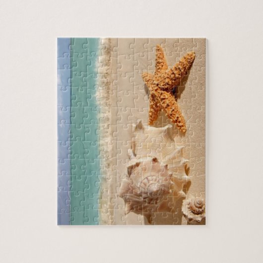 Zeeslag op het strand legpuzzel (Verticaal)