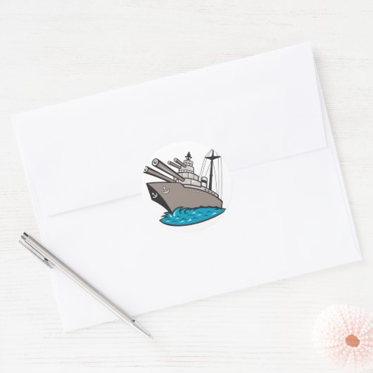 Zeeslag Stickers (Envelop)