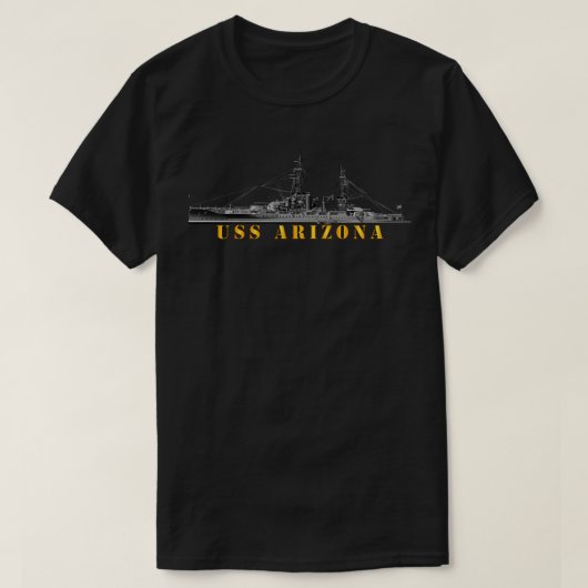Zeeslag USS Arizona T-shirt (Design voorkant)