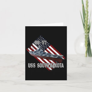 Zeeslag USS South Dakota BB-57 & Combat War Kaart