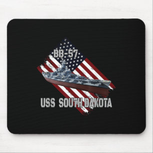 Zeeslag USS South Dakota BB-57 & Combat War Muismat
