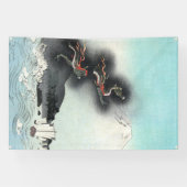 Zeeslag van Dragon's Fury bij Mount Fuji, Japan Spandoek (Horizontaal)