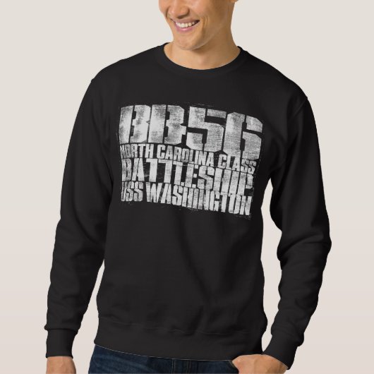 Zeeslag Washington Sweatshirt (Voorkant)
