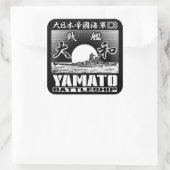 Zeeslag Yamato Square Sticker Sticker (Tas)