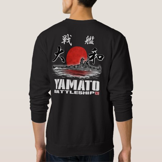Zeeslag Yamato Sweatshirt T-shirt (Achterkant)
