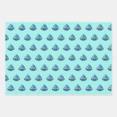 Zeeslagende zool van het Nautische kind Inpakpapier Vel (Voorkant 3)