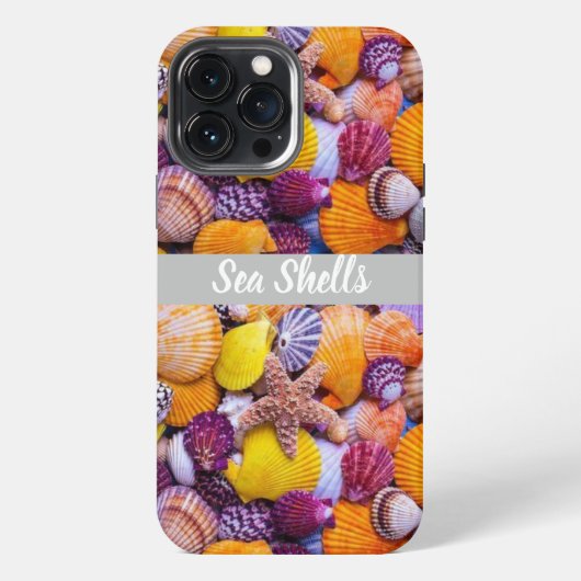 Zeeslagers afdrukken iPhone hoesje (Achterkant)