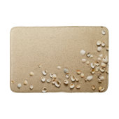 Zeeslagers op zand badmat (Voorkant)