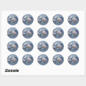 Zeeslagers Paradise Beach Ronde Sticker (Vel)