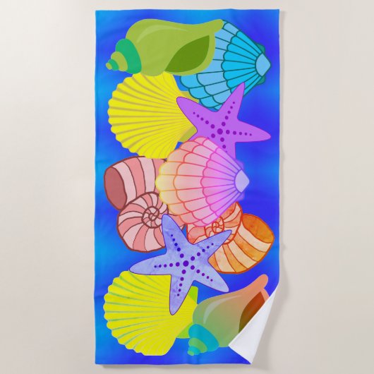 Zeeslaghanddoek Strandlaken (Voorkant)