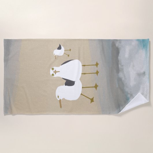 Zeeslaghanddoek Strandlaken (Voorkant)