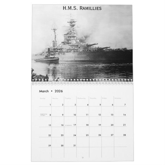 Zeeslagkalender Kalender (Mar 2026)