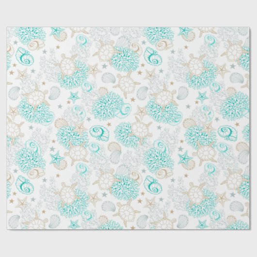 Zeeslagpapier Cadeaupapier (Vlak)