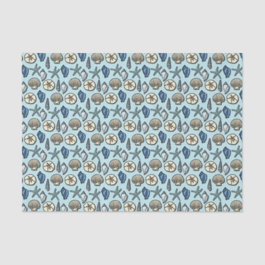 Zeeslagvis in de Noordzee - Zee Patroon Tissuepapier (Voorkant)