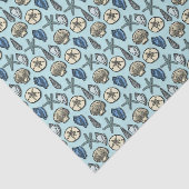 Zeeslagvis in de Noordzee - Zee Patroon Tissuepapier (Detail)