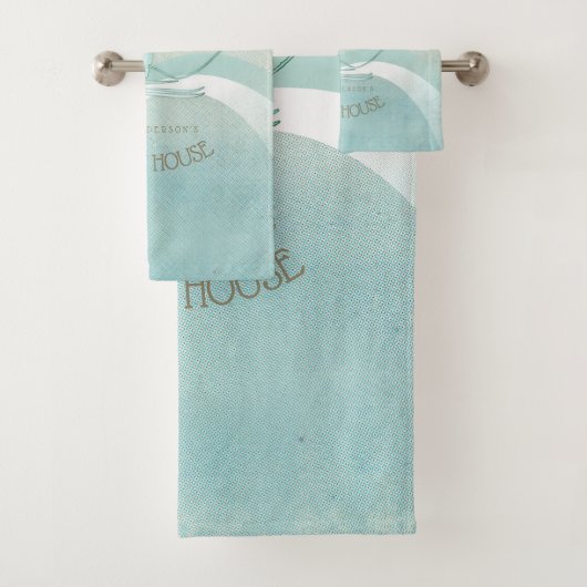 Zeeslagvisserij Aqua Blue ID623 Bad Handdoek (Insitu)