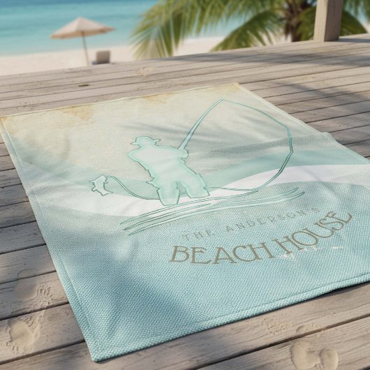 Zeeslagvisserij Aqua Blue ID623 Fleece Deken