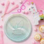 Zeeslagvisserij Aqua Blue ID623 Papieren Bordje (Feest)