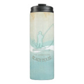 Zeeslagvisserij Aqua Blue ID623 Thermosbeker (Voorkant)