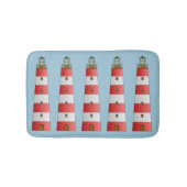 Zeeslagvuurtoren op blauw badmat (Voorkant)