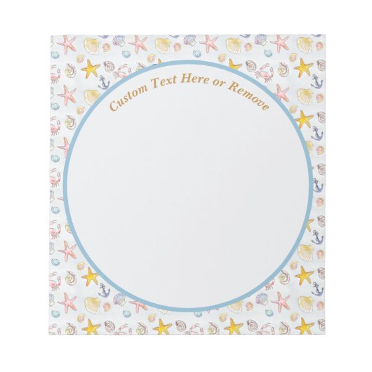 Zeeslagzeeset van het strand van de Noordelijke IJ Notitieblok (Voorkant)