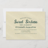 Zeesleepschelpen van de Birthday Party Kaart (Achterkant)