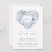 Zeesleepschelpen waterverf kaart (Voorkant)