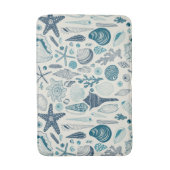 Zeesleppels, wit badmat (Voorkant Verticaal)