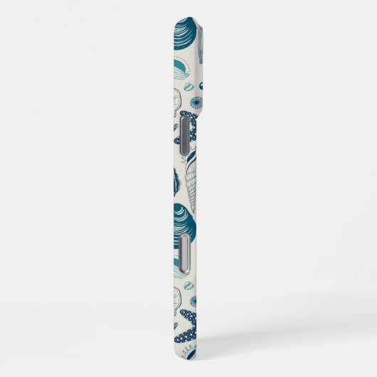 Zeesleppels, wit iPhone hoesje (Rechterkant)