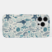 Zeesleppels, wit iPhone hoesje (Achterkant horizontaal)