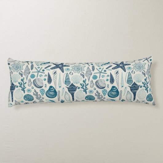 Zeesleppels, wit lichaamskussen (Achterkant)