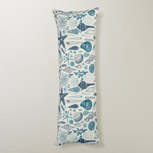 Zeesleppels, wit lichaamskussen (Achterkant (Verticaal))