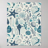 Zeesleppels, wit poster (Voorkant)