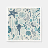 Zeesleppels, wit servet (Voorkant)