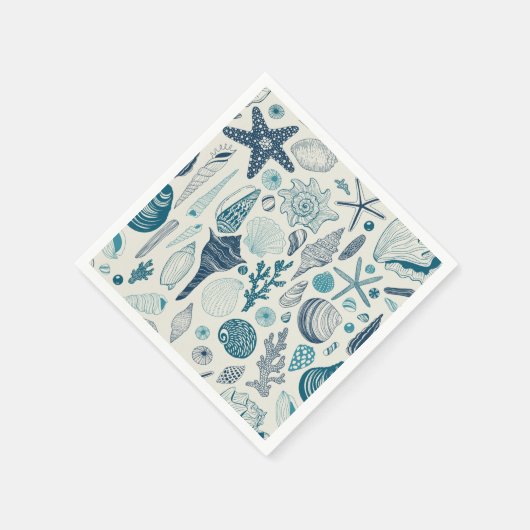 Zeesleppels, wit servet (Hoek)