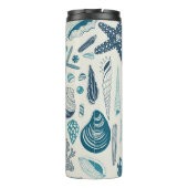 Zeesleppels, wit thermosbeker (Achterkant)