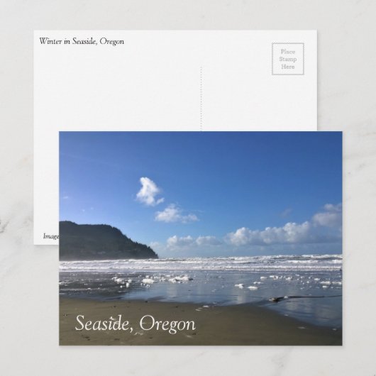 Zeesoever in de winter briefkaart (Voorkant / Achterkant)